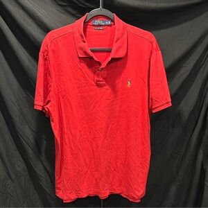 Ralph Lauren Men's Vibrant Red Polo Shirt